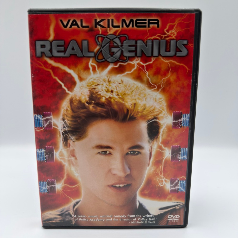 Real Genius DVD Val Kilmer 1985 Comedy Movie Widescreen Full Screen 07734